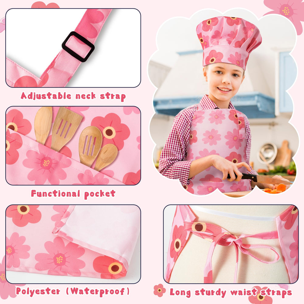 GROBRO7 adjustable-neck apron for easy on/off during activities