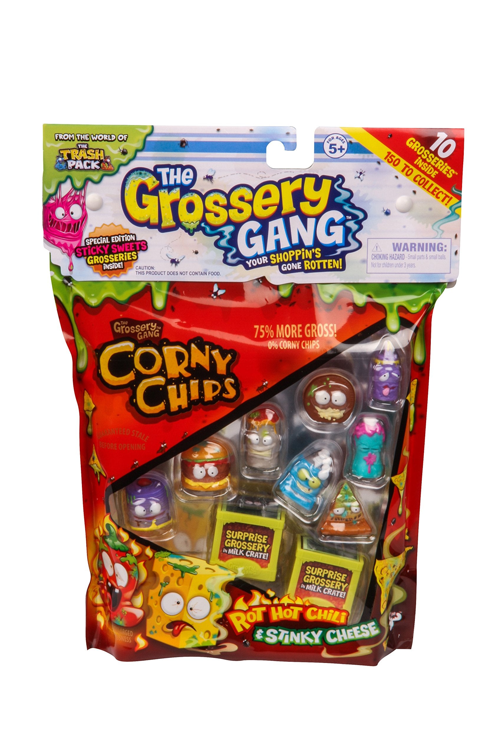 Grossery Gang Season 1 Large Pack pack-shot features multi-colored figures for imaginative play