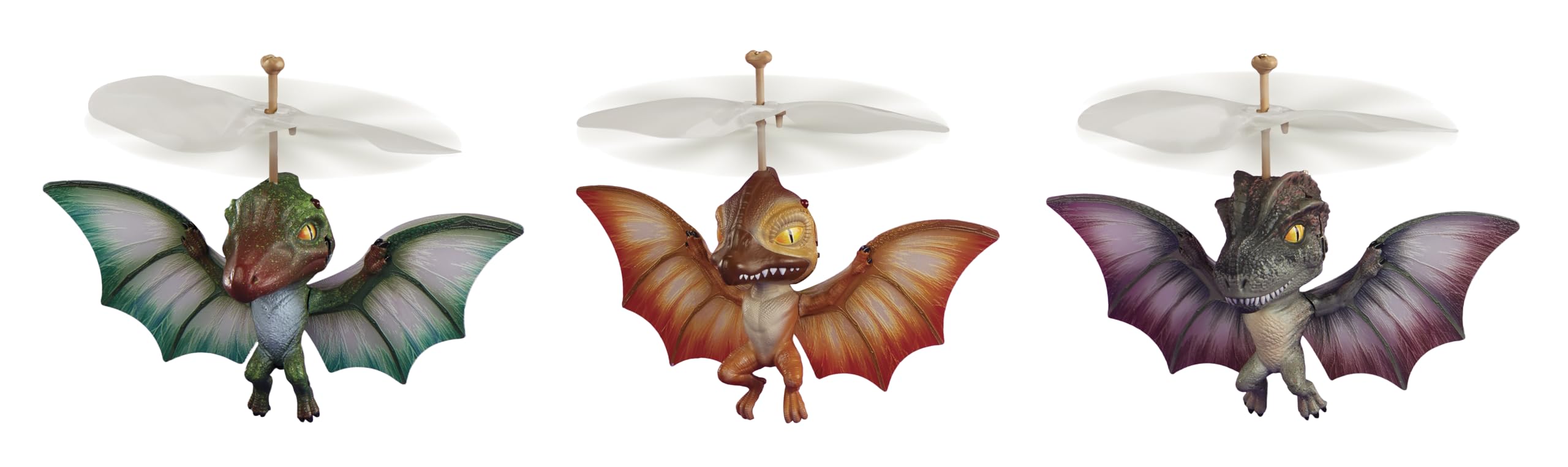 GrossMos Flying Dino orange airborne image suggests repeat play and dynamic flight adventures.