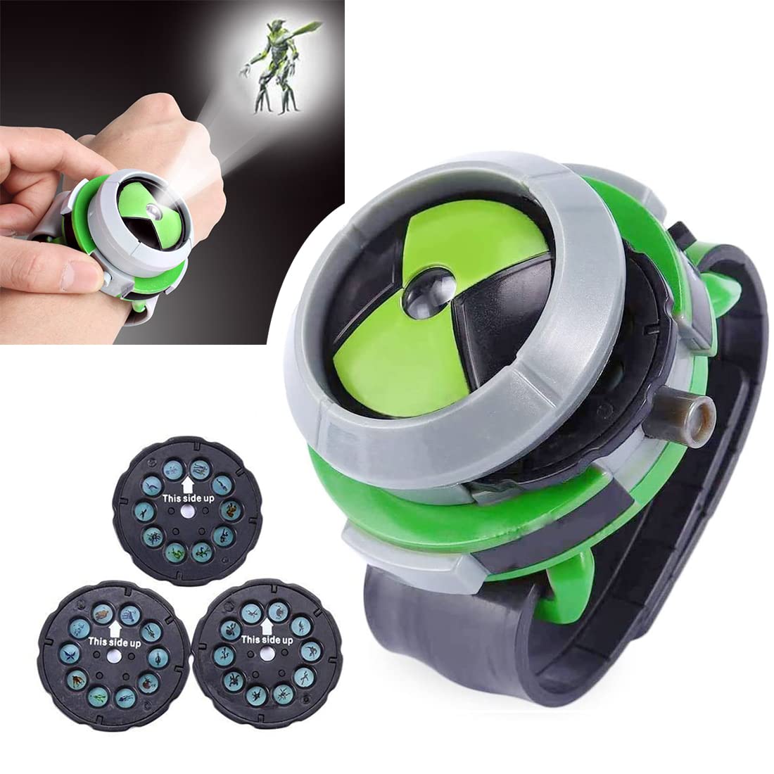 Grostmend Ben 10 Watch with projector on wrist for playtime adventures