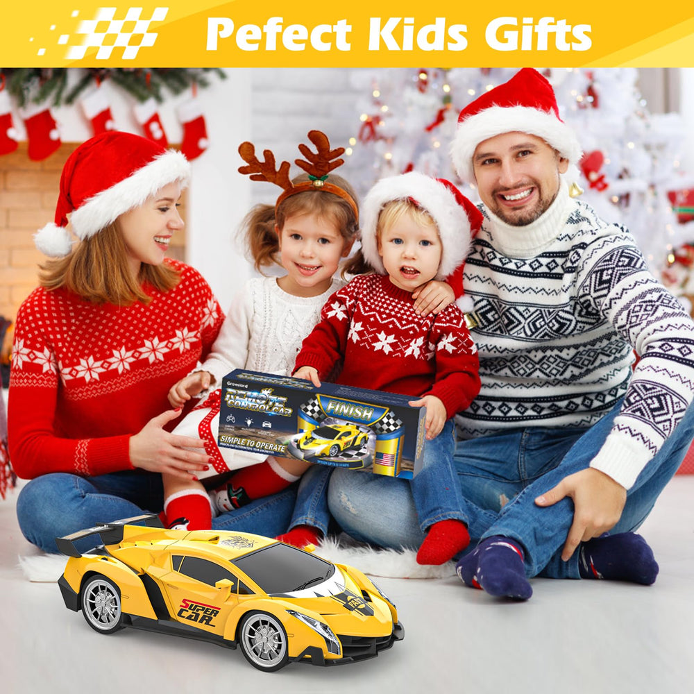 Growsland box and RC car on display for gifting