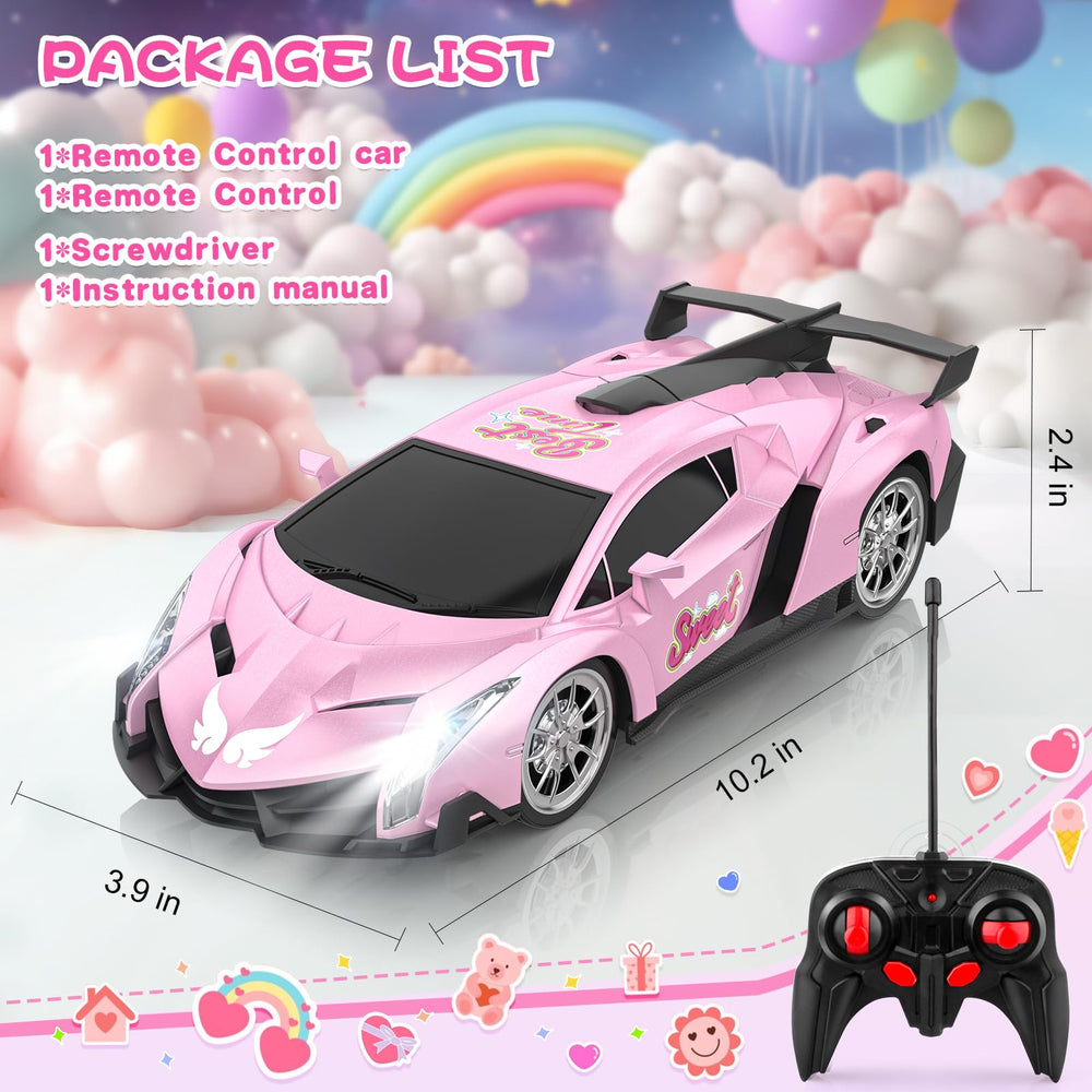 Growsland RC car with 20 meter control range for flexible playtime.