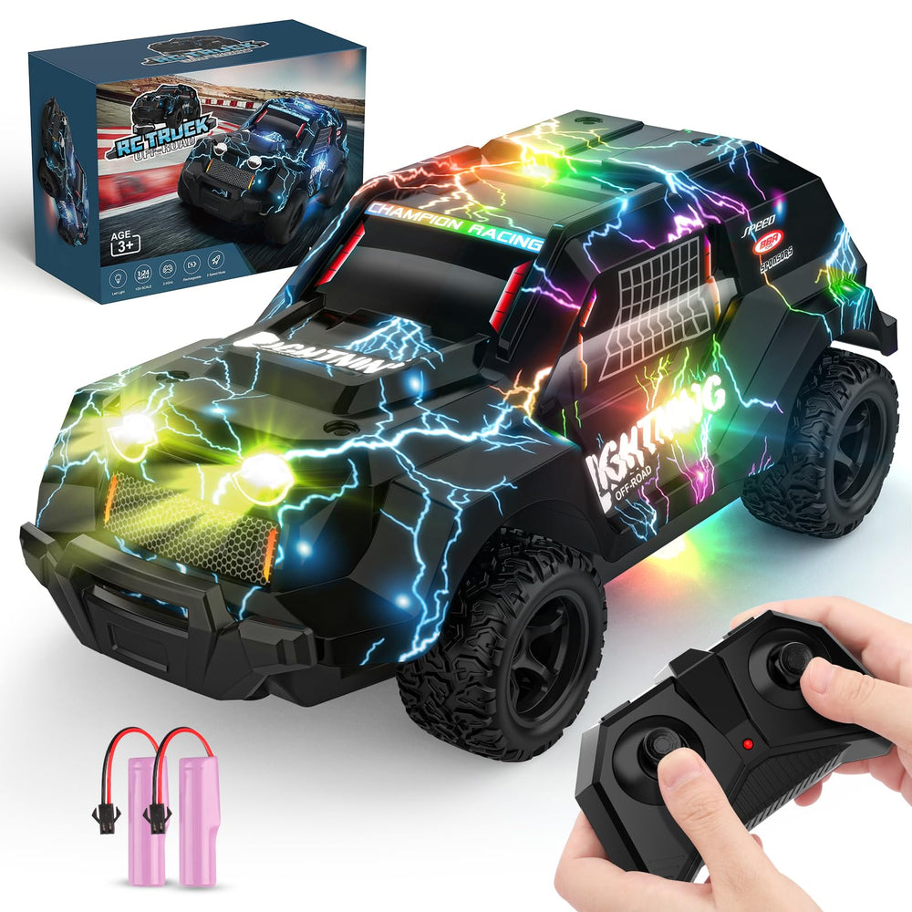 Growsly remote-control off-road rc car in action for indoor and outdoor play