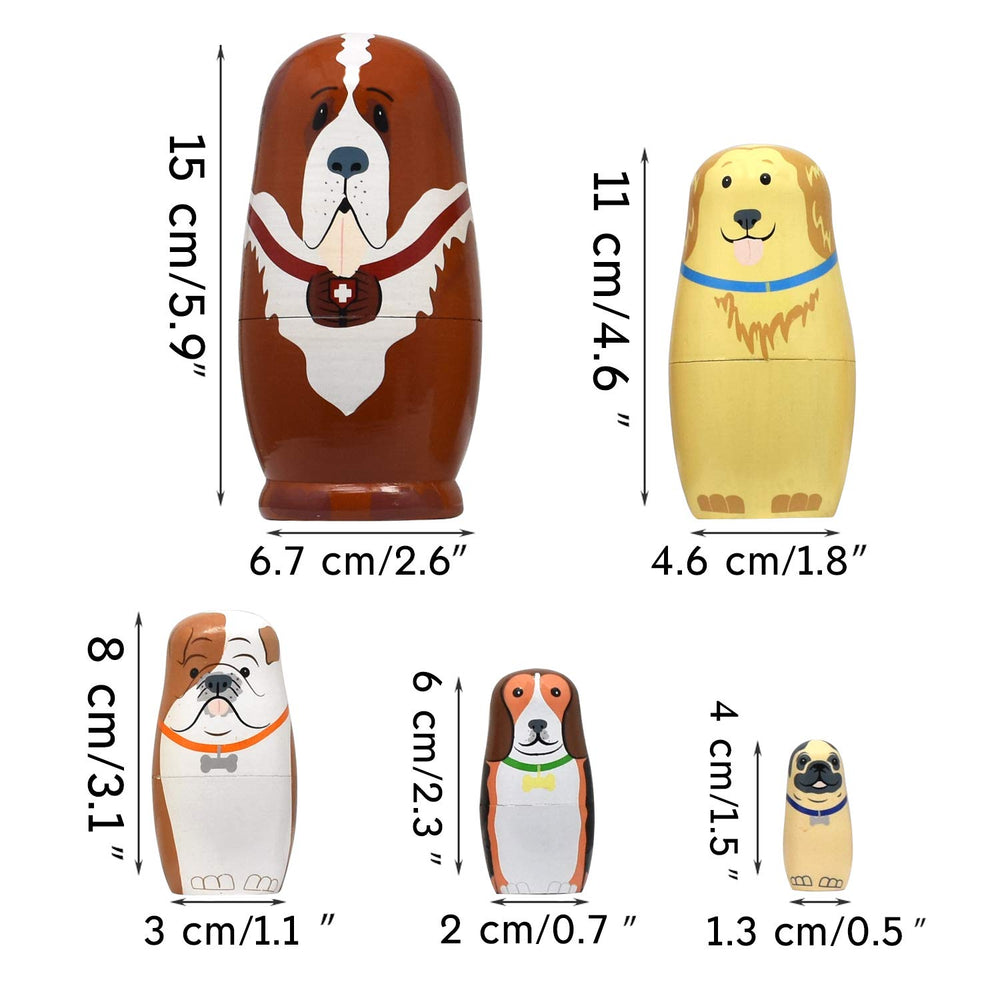 GRPSKCOS nesting dolls for kids to collect and decorate