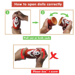 GRPSKCOS handmade wooden dolls emphasize safe tactile materials