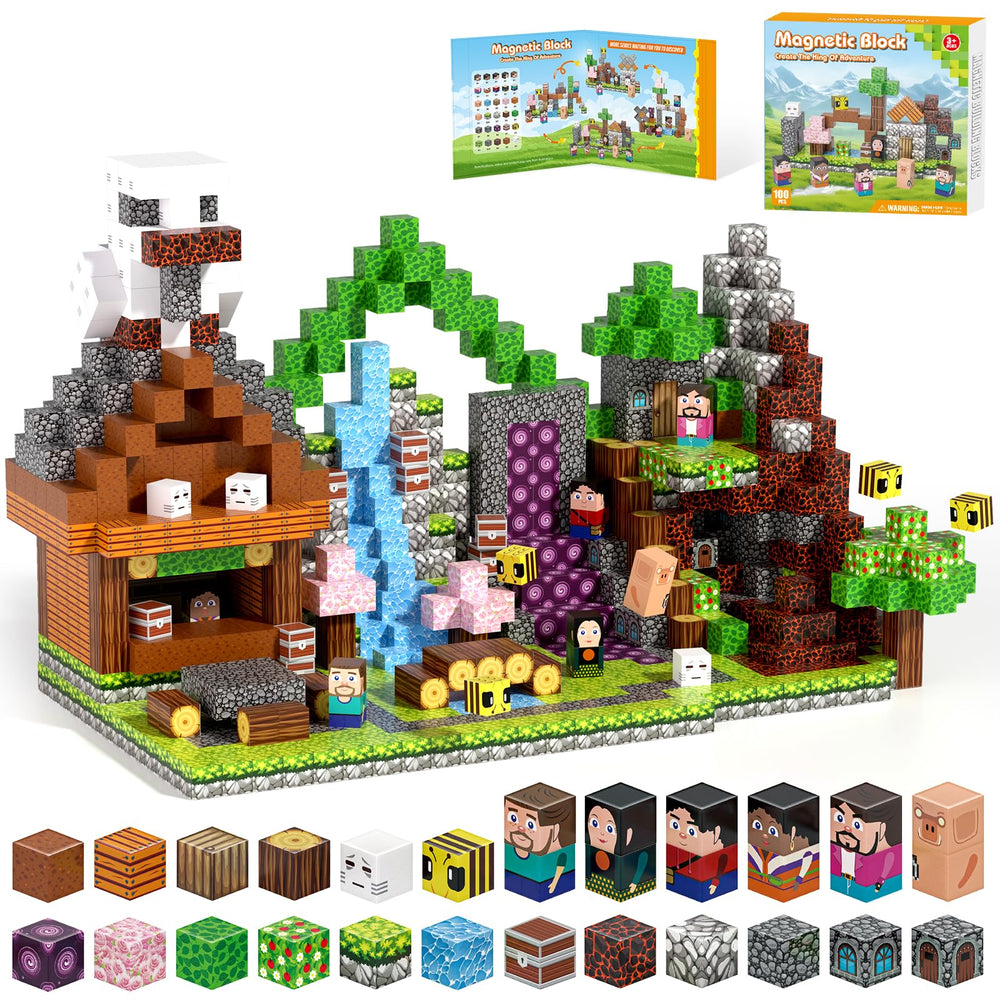 Gryxpox Magnetic Blocks Build World—sparks imaginative play and creative construction.