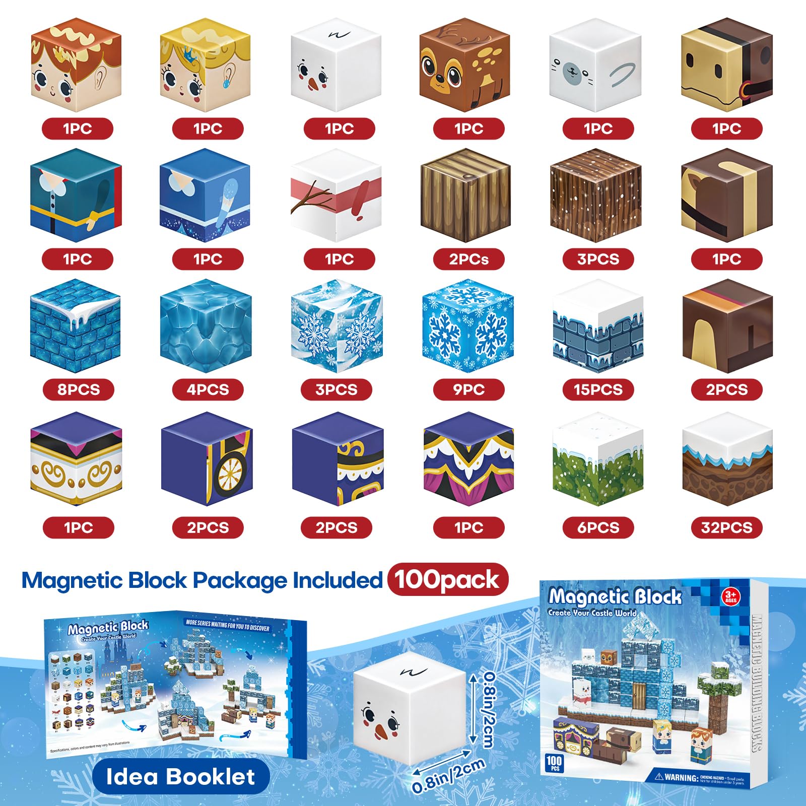 Gryxpox magnetic cubes building world for storytelling and creative design.