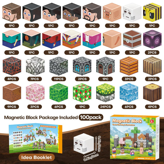 Gryxpox Magnetic Tiles Adventure World—explore portals and tell stories with magnets.