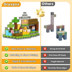 Gryxpox STEM learning blocks support early engineering concepts.
