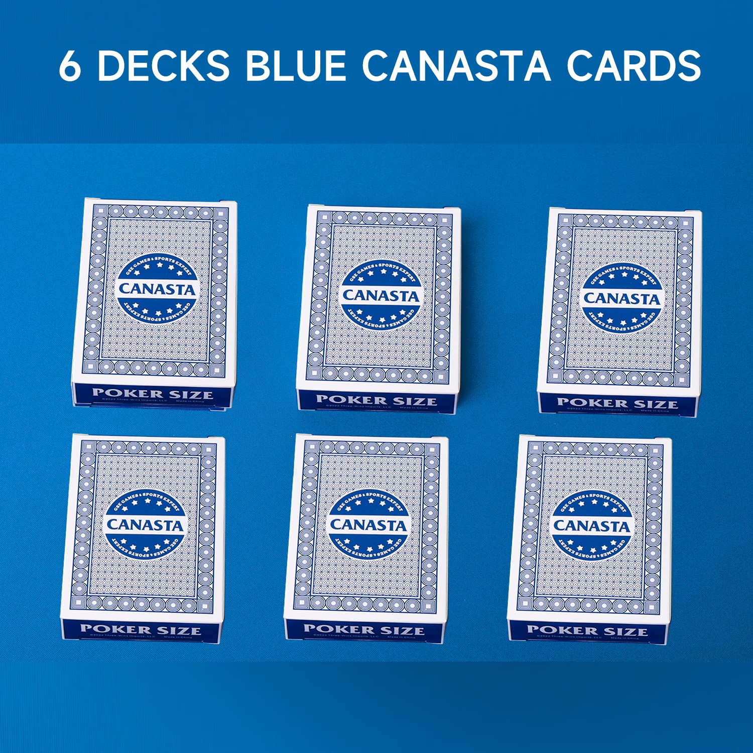 GSE Canasta wild cards with highlights support flexible play.