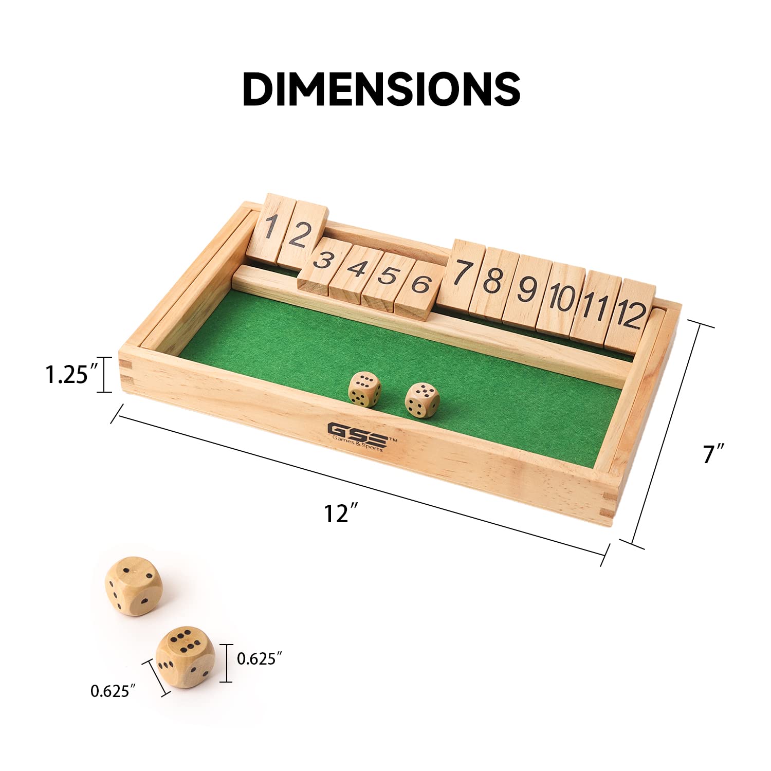 GSE compact dimensions demonstrate portability for travel and gatherings