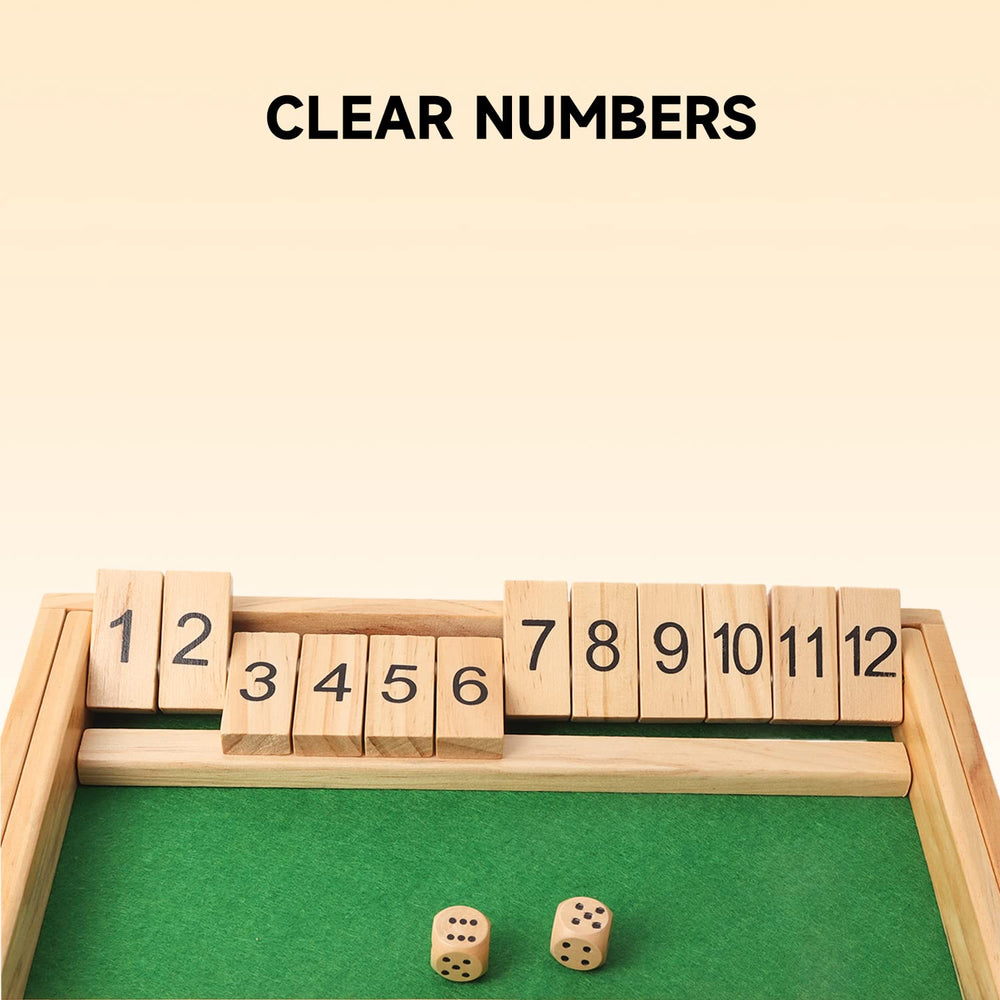 GSE twelve-number flip blocks highlighting scoring area for fast play