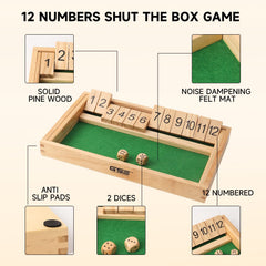 GSE two wooden dice ready for quick rounds and decision making