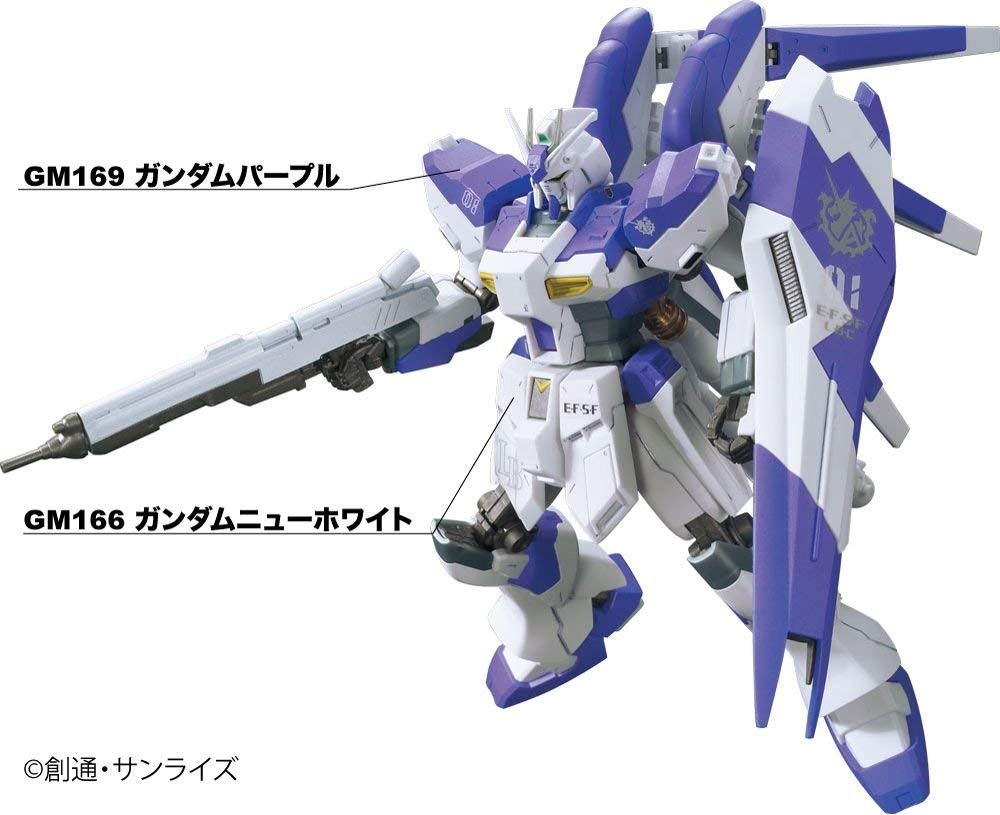 GSI Creos GMS124 color swatches displaying white, blue, and red tones