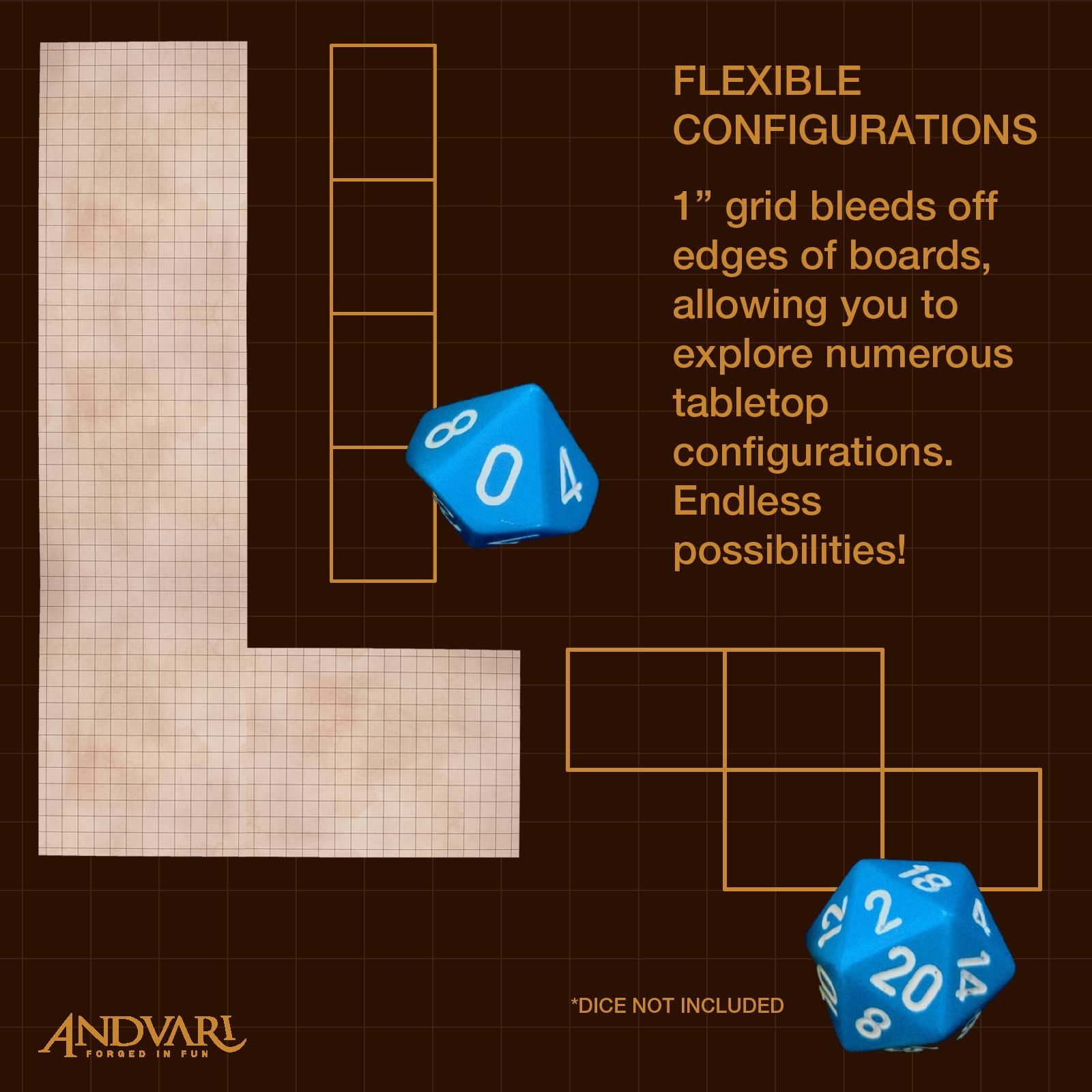 GSM Brands battle mats with non-skid back to stay in place during play.