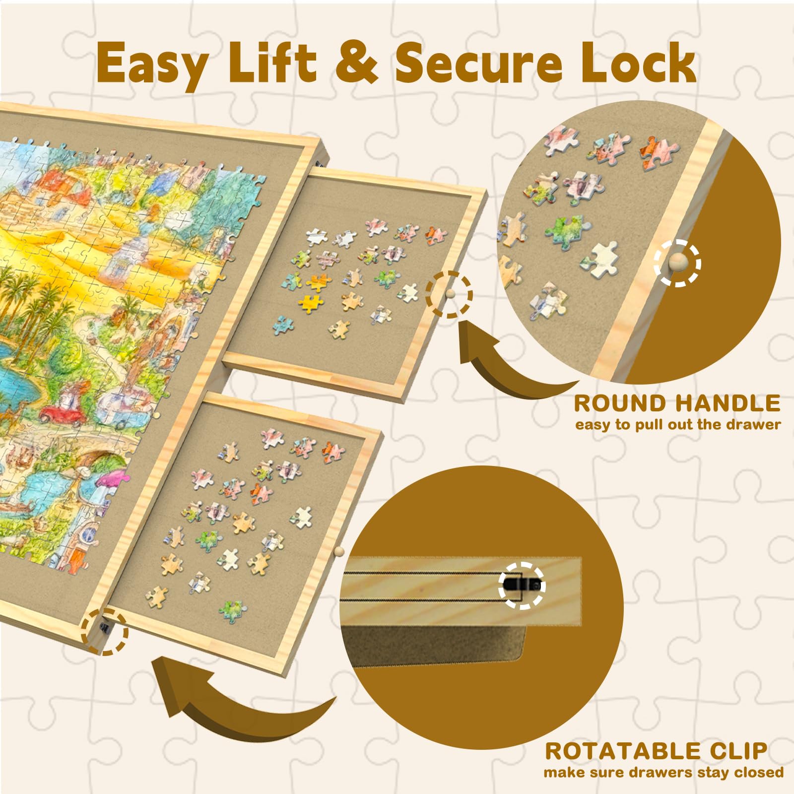 GT GETCO TECH eco-friendly wood construction for durable puzzling
