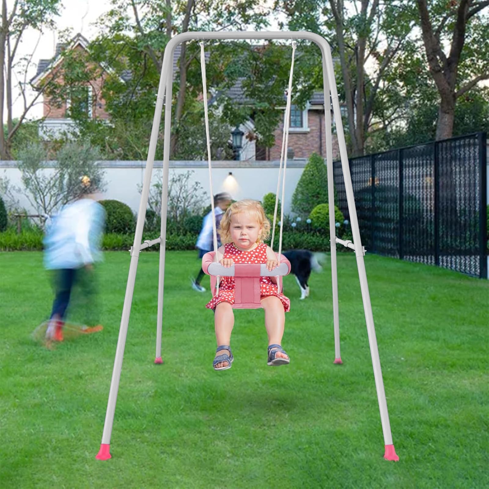 G TALECO GEAR 2-in-1 toddler swing option for growing kids