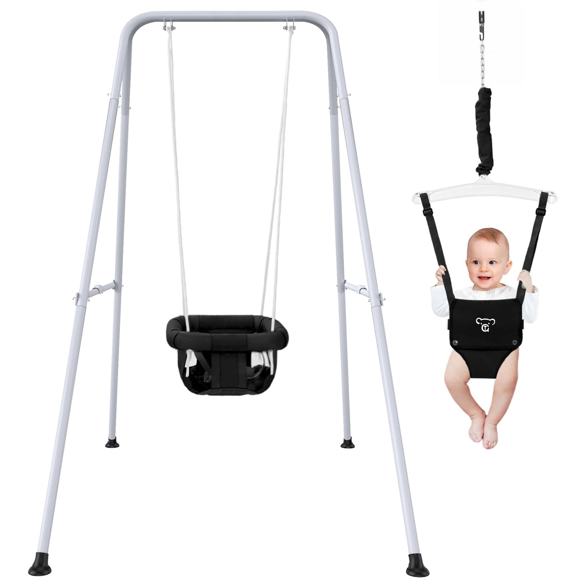 G TALECO GEAR 2in1 baby jumper-swing setup for easy transitions
