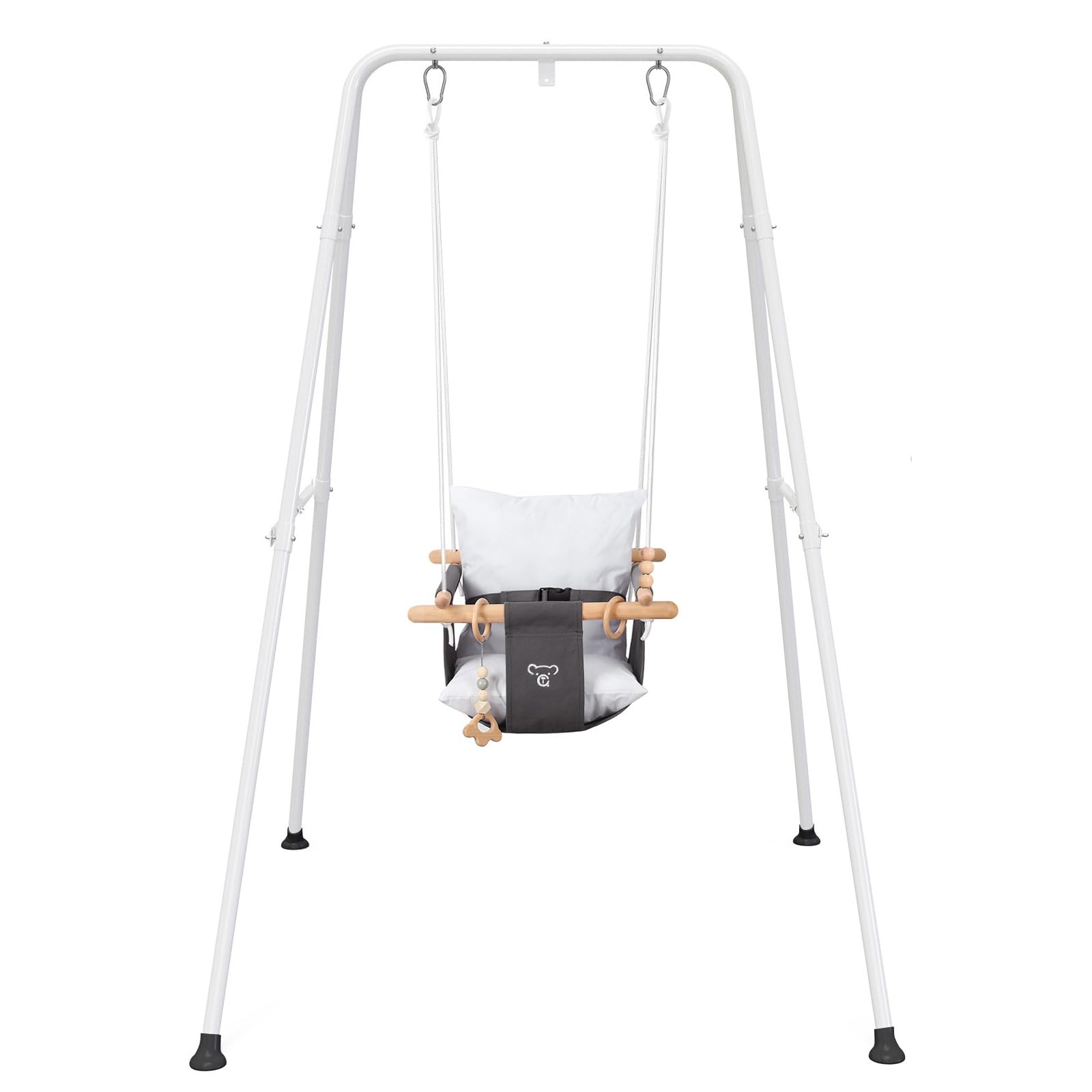 G TALECO GEAR baby swing stand assembly enables quick, safe indoor or outdoor setup.