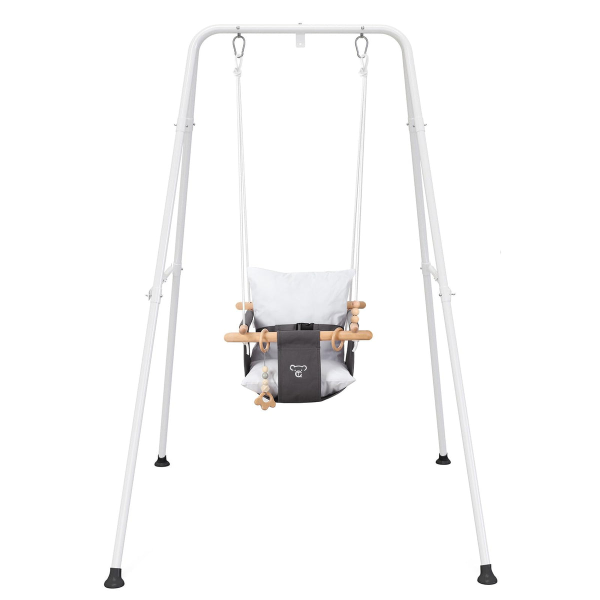 G TALECO GEAR baby swing stand assembly enables quick, safe indoor or outdoor setup.