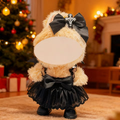 Gtsrlp Witch costume with bows and bat wings for playful scenes