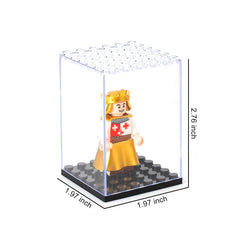 Guarsiliymi acrylic dust-proof display box keeps minifigures clean during display.