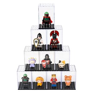 Guarsiliymi clear acrylic display ensures excellent visibility of figures.