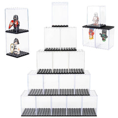 Guarsiliymi dust-cover protection box keeps figures clean on shelves.