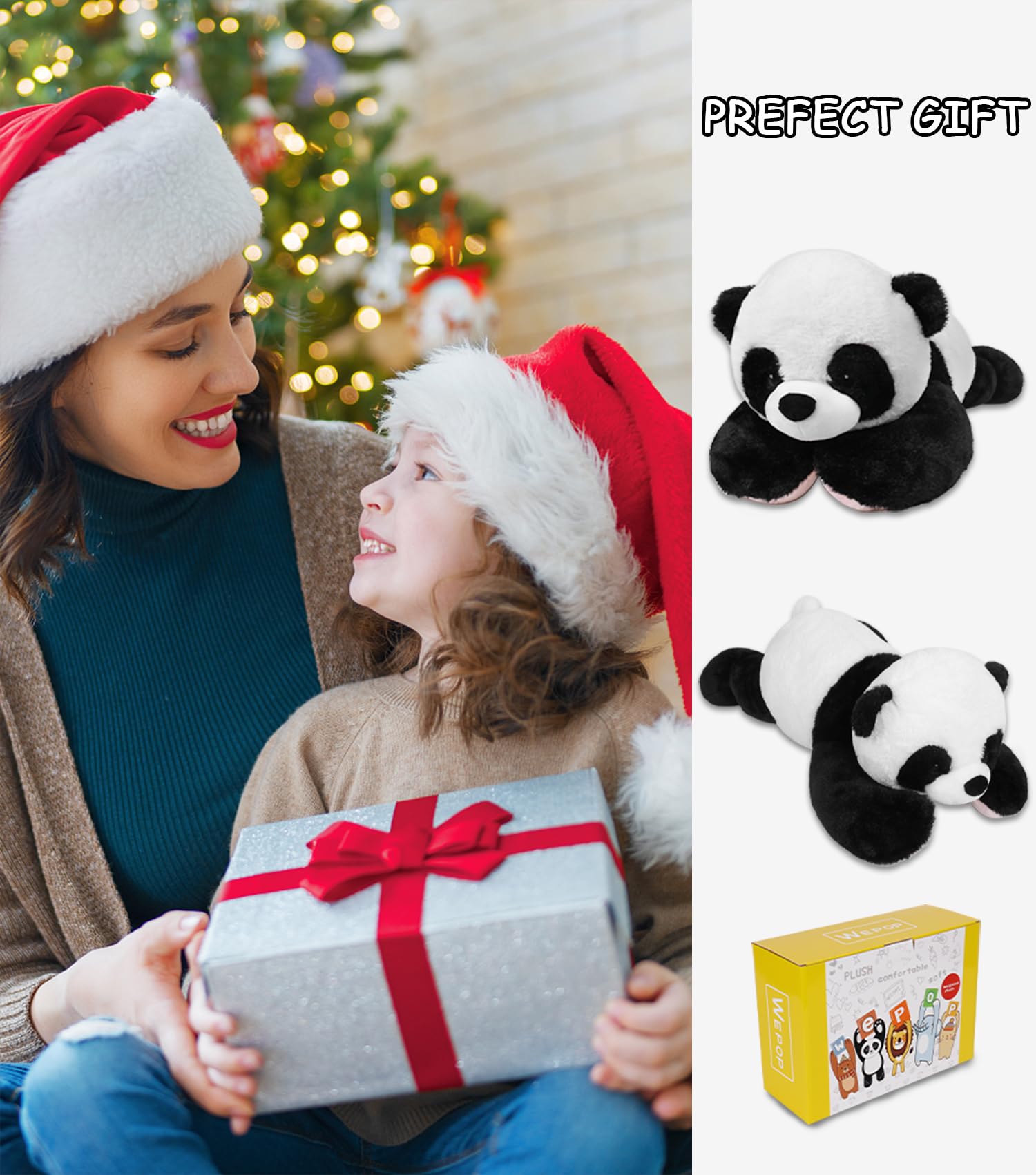 Gubuy panda plush makes a thoughtful gift for animal lovers and kids.