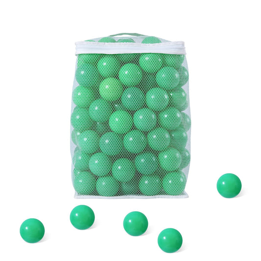 GUESVOT ball pit balls in green, 2.2-inch, ideal for safe, colorful play sessions.