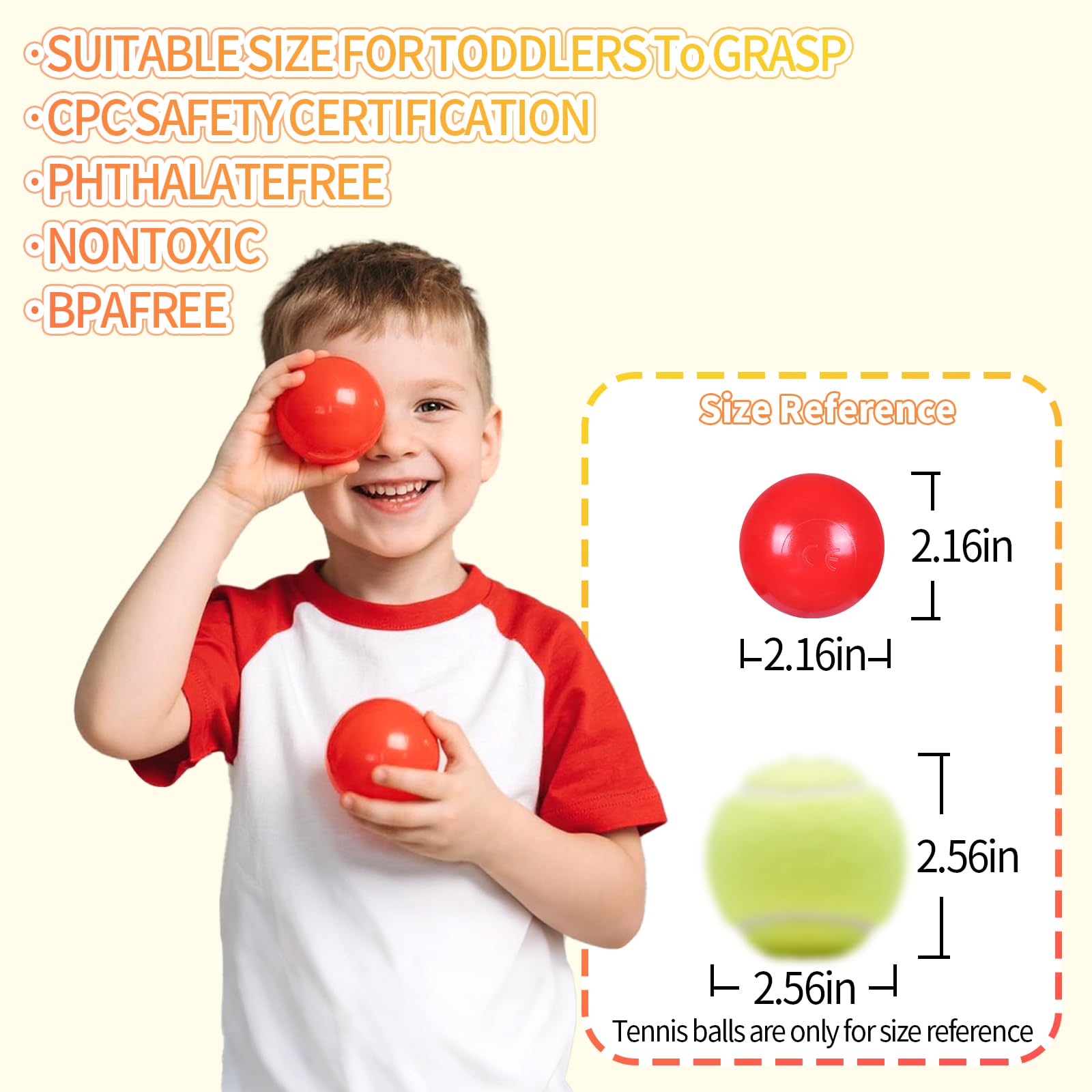 GUESVOT crush-proof balls withstand energetic play with easy cleanup