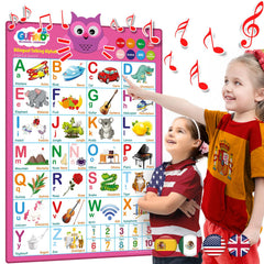 Gufino Alphabet Wall Chart toddler activities highlight hands-on, screen-free learning.