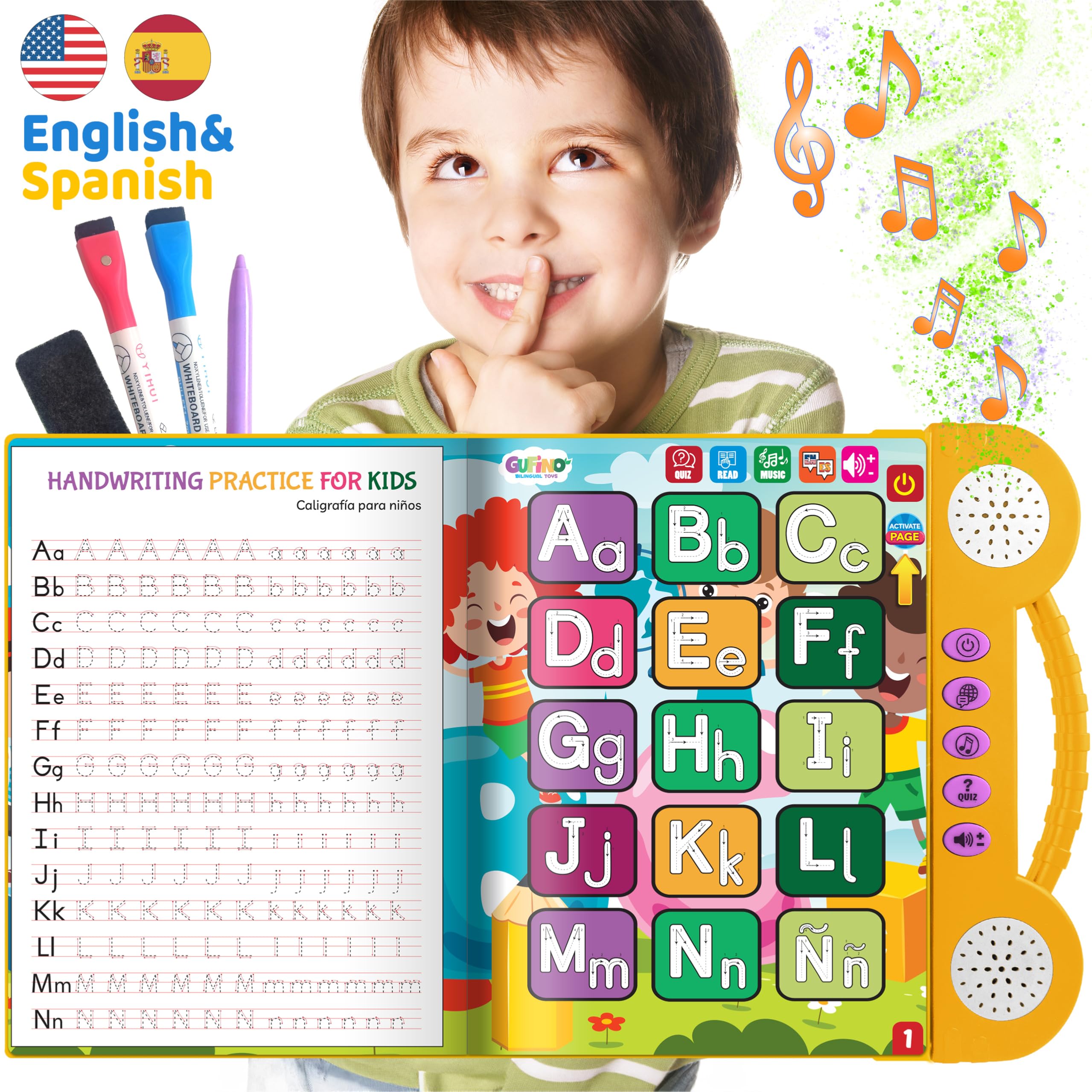 Gufino family learning at-home session supports language bonding.