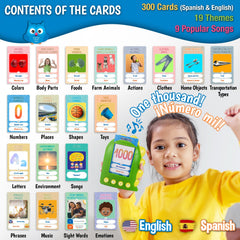 GUFINO flashcards showing animals, colors, and numbers for everyday words.