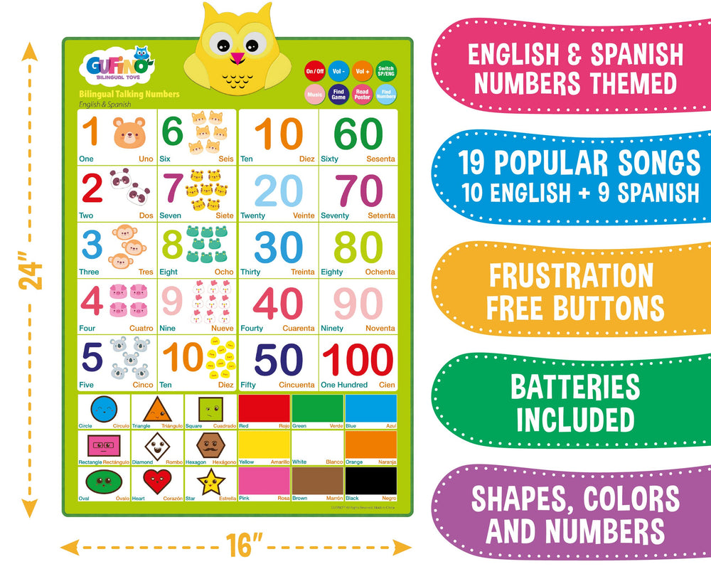 Gufino floor-play number puzzles encouraging problem solving.