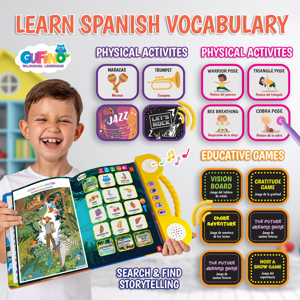 Gufino toddler writing practice boosts fine motor skills.