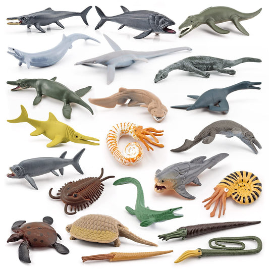 GUFOPONAS 22pcs prehistoric sea creatures set for imaginative play and learning