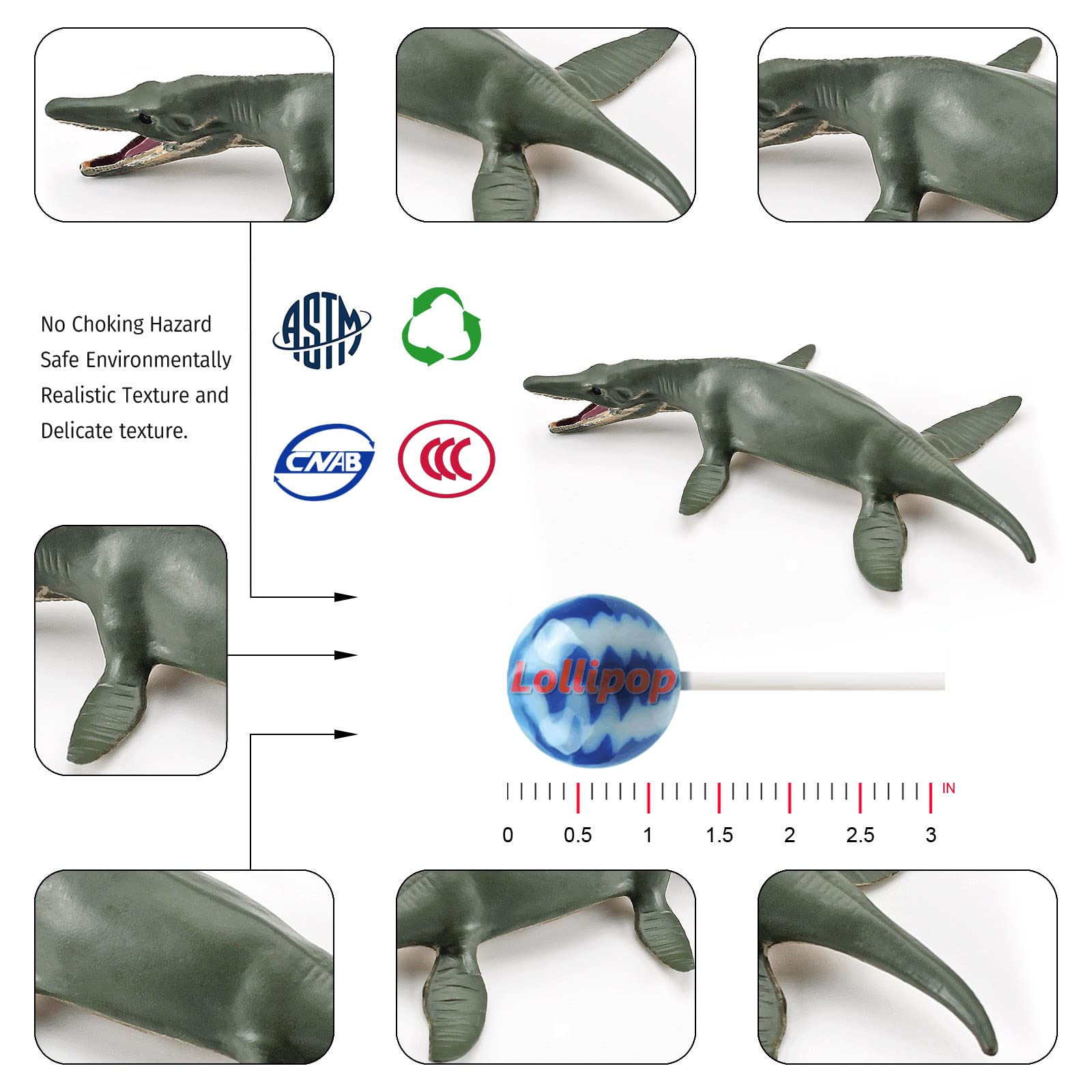 GUFOPONAS Dunkleosteus figure supports creative storytelling and classroom display