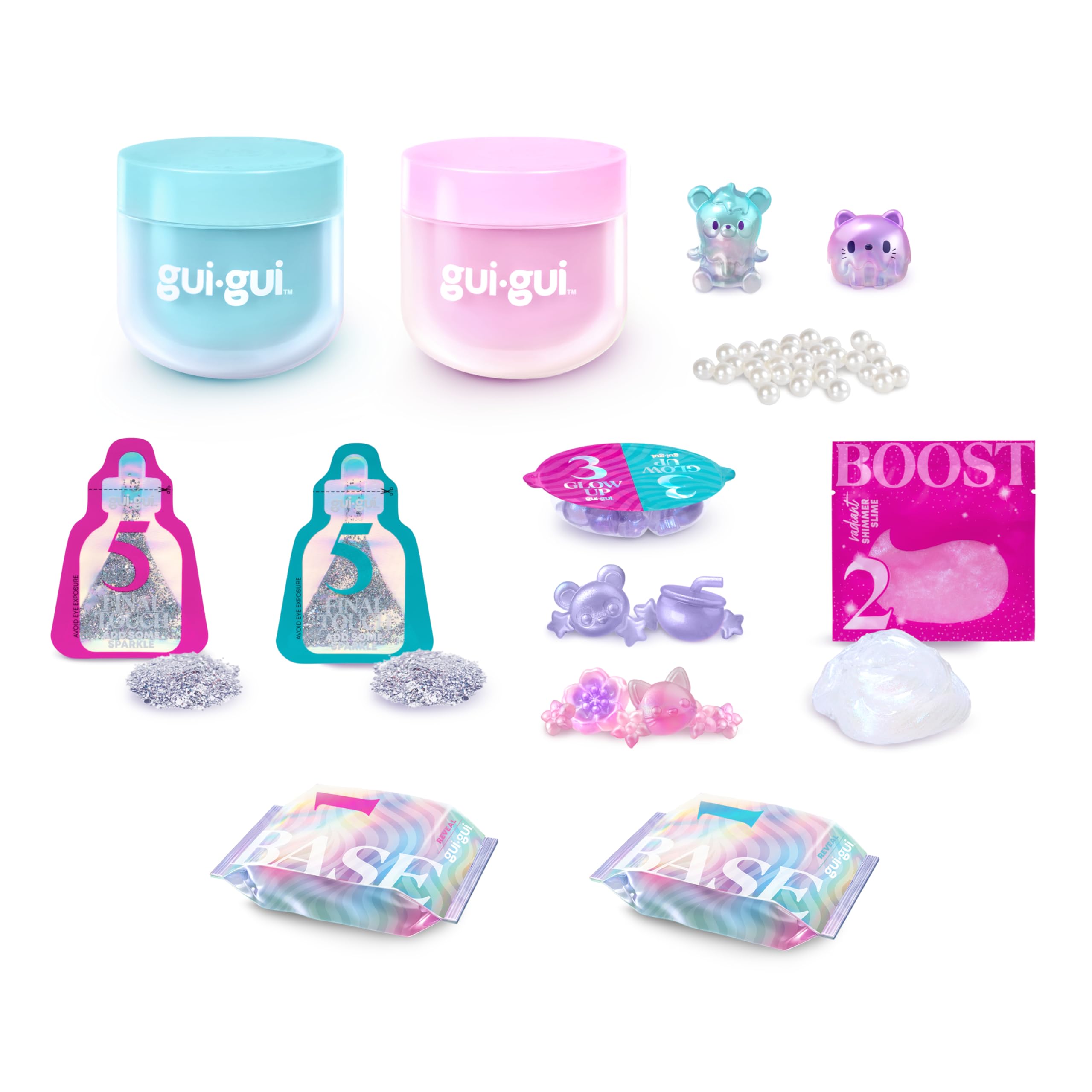 Gui Gui 5-step guide helps you create stylish slime with stepwise ease.