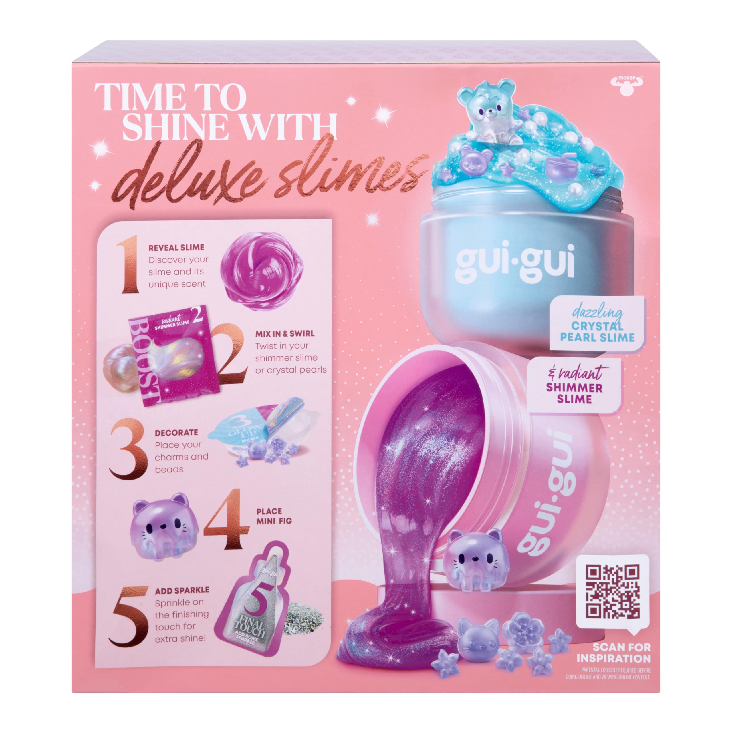 Gui Gui exclusive Glow-Up figurine hidden for a playful surprise.
