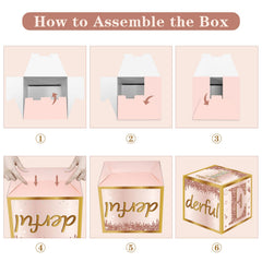 Guiruiy easy-to-assemble boxes simplify party decorating.