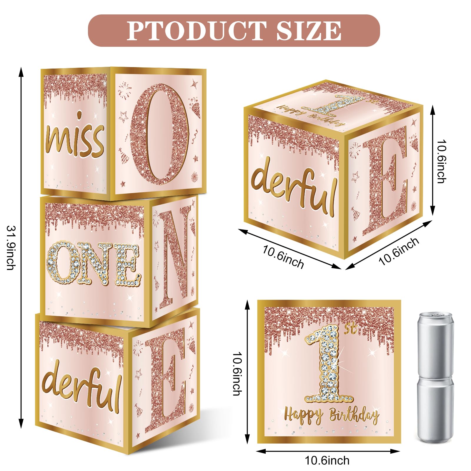 Guiruiy Miss Onederful boxes demonstrate simple assembly for quick setup.