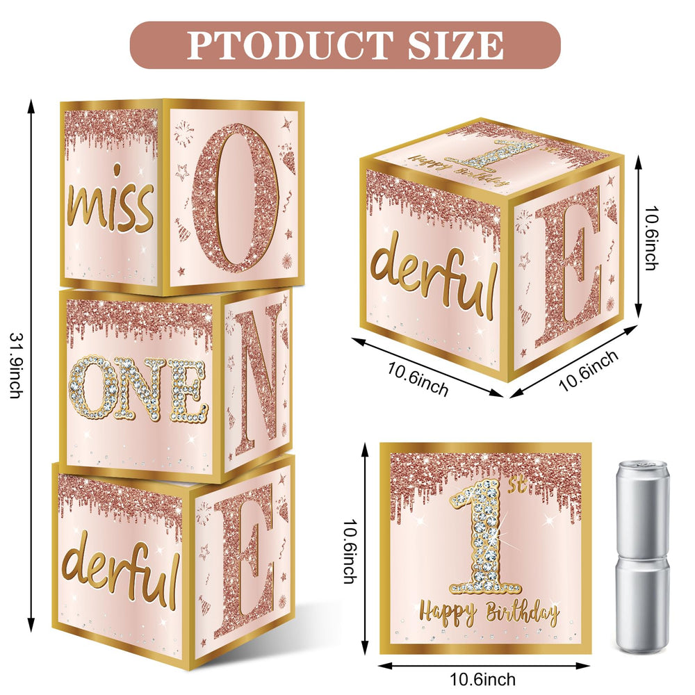 Guiruiy Miss Onederful boxes demonstrate simple assembly for quick setup.