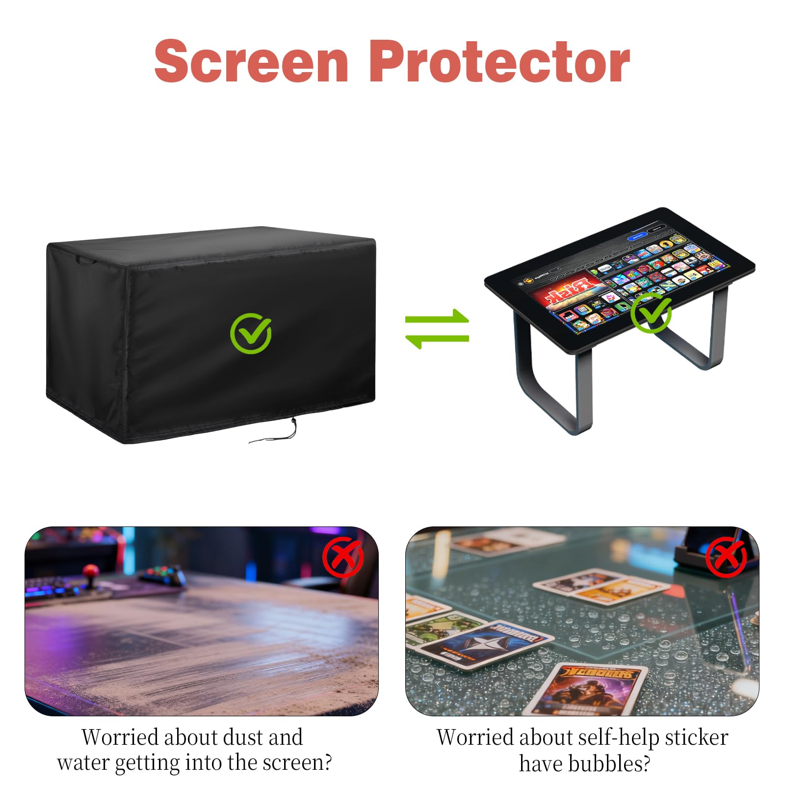 Guisong black design blends with game rooms while protecting equipment.