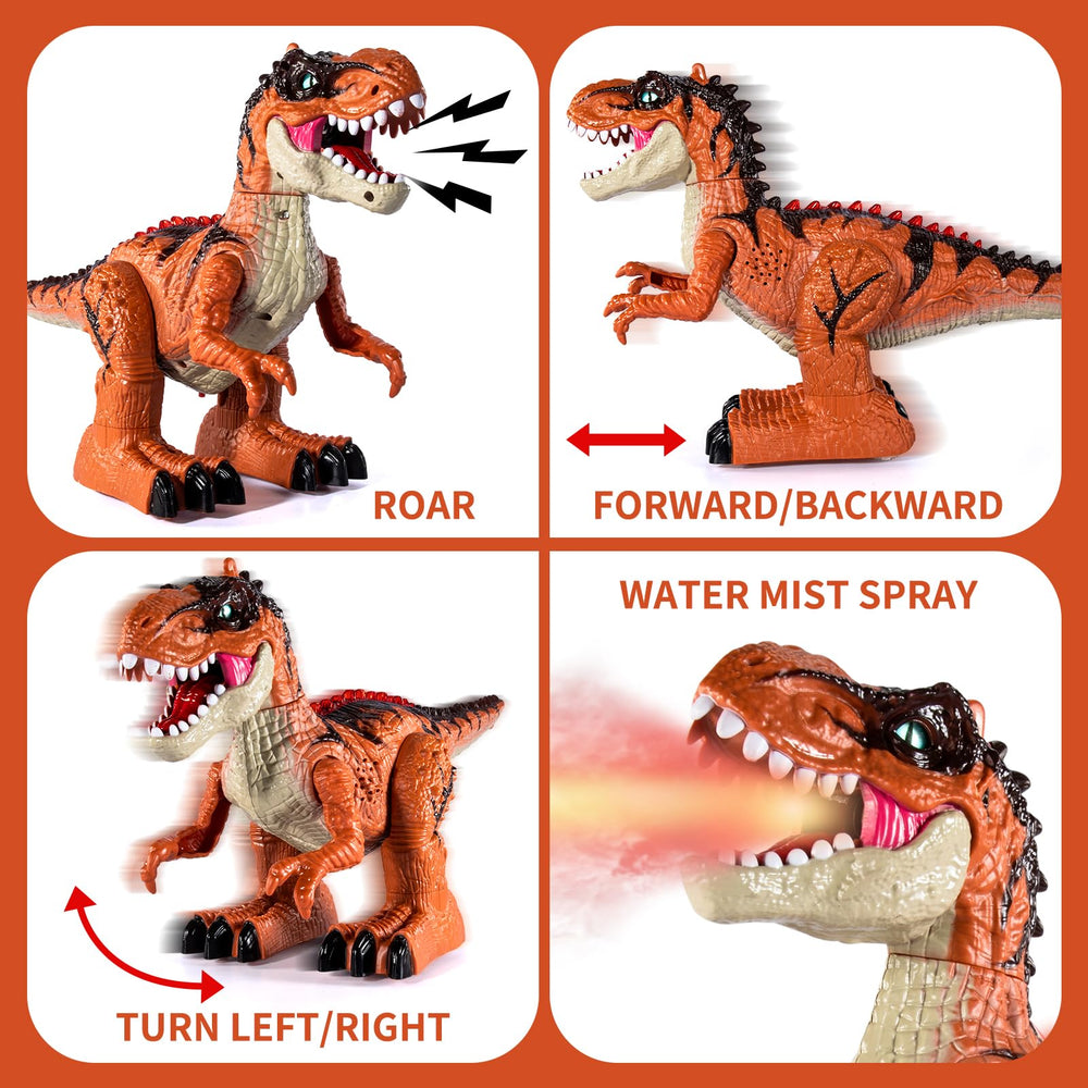 Guminnara RC DINO water mist spray adds cool interactive effects.