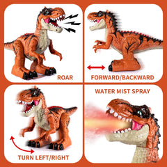 Guminnara RC DINO water mist spray adds cool interactive effects.