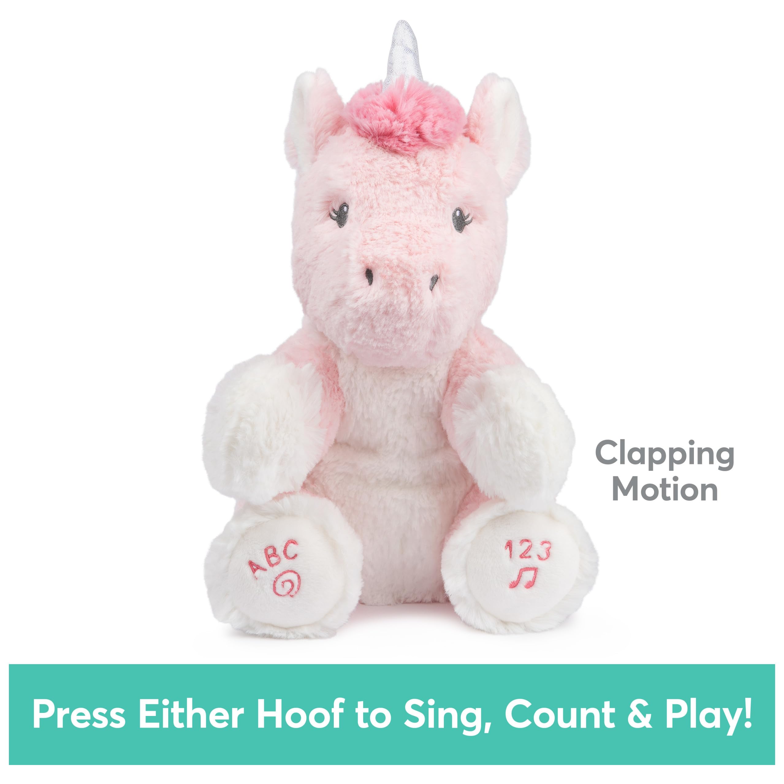 GUND Alora soft pink plush inviting cuddles and tactile exploration