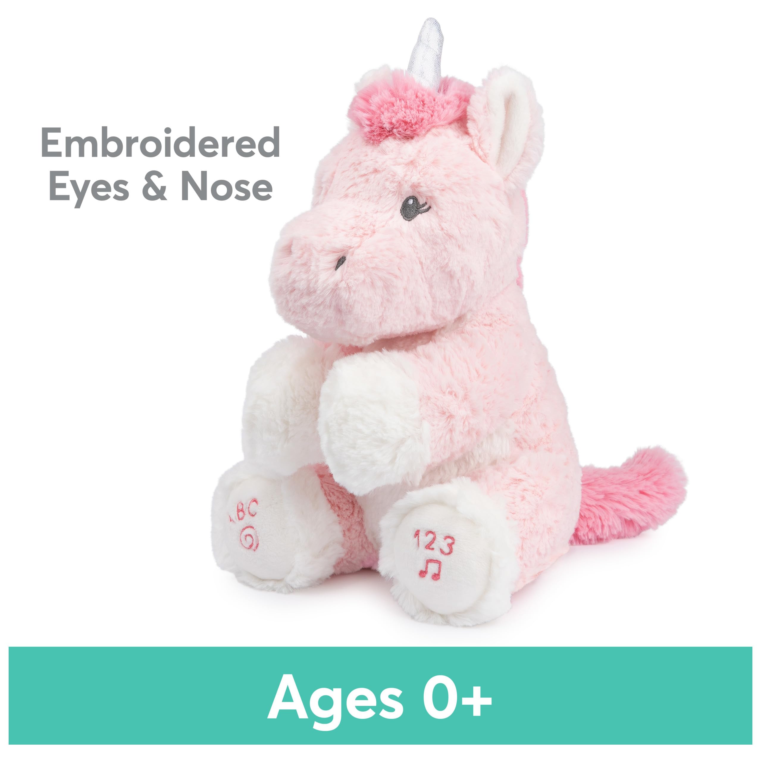 GUND Alora plush with adjustable volume for quieter play