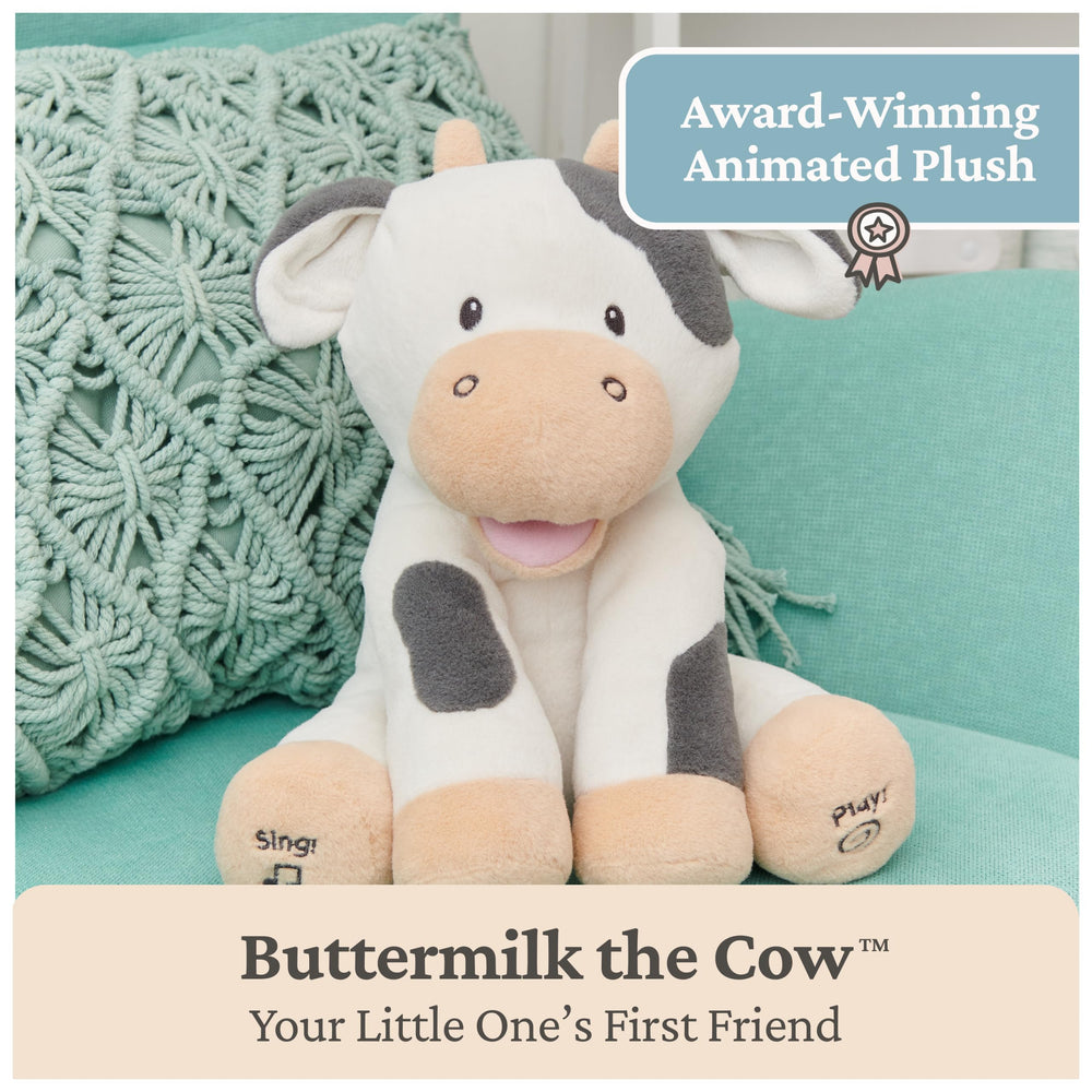 GUND Buttermilk cow 12-inch size ideal for small hands and portability
