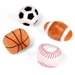 GUND basketball squeaker toy encourages grasping and coordination